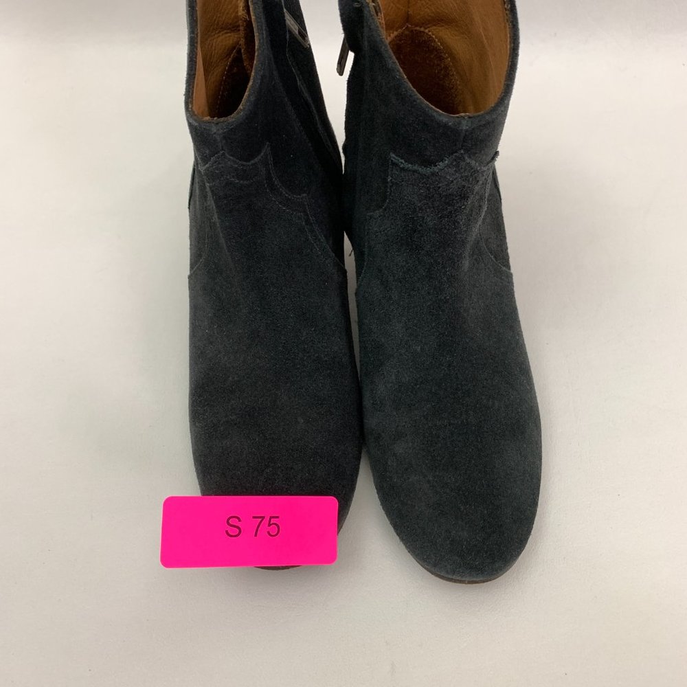 Isabel Marant Ankle Boots Women's Size 36 DICKER Black Suede 2" Heels w/Dust Bag - Picture 13 of 13